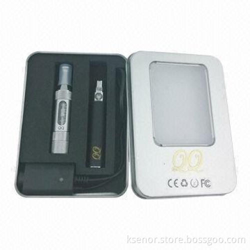 QQ Electronic Cigarette Starter Kit, 3.5/2.8mL Capacity, 14.9mm Diameter